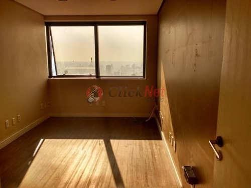 Imagem 13 de 30 de Sala Comercial Em Condomínio Com 146,50 M2 De Área Útil, 4 Wc´s, 4 Vagas No Bairro Paraíso, Santo André. - 3947