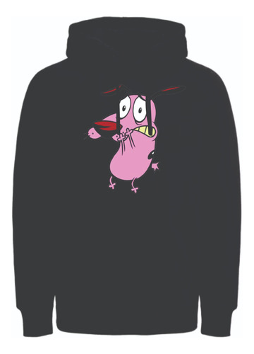 Buzos Busos Hoodie Coraje El Perro Cobarde Niños Y Adultos 