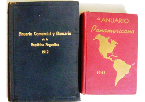 Anuario Comercial Argentina America 1912-45 Avisos Mapas Etc