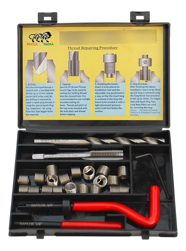 Kit Reparacion Roscas / Insertos 3/8-16 Rapi-coil