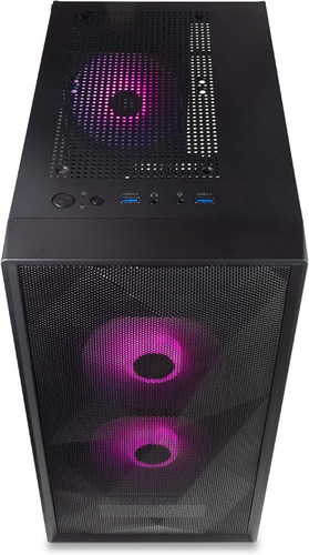 Gabinete Tecware Forge M2 3 Coolers Argb Mesh Frontal M-atx Color Negro