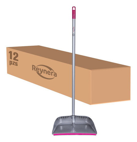 Kit De Recogedores Abatibles Con Peineta Quita Pelusa - 12 Pzas Reynera