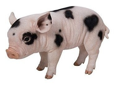 Estatua Cerdo Con Manchas Negras - Hi-line Gift Ltd.