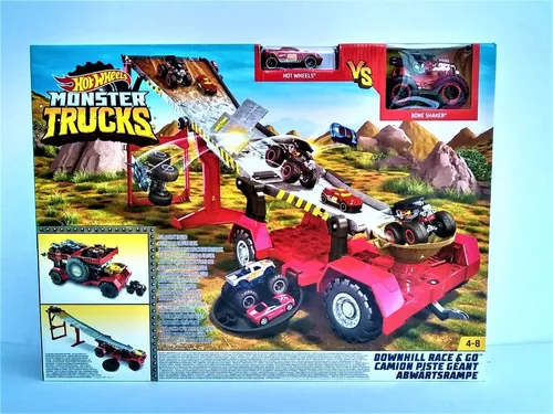 Hot Wheels Monster Trucks Mobile Downhill Race - Mattel - Pistas de Carros  - Compra na