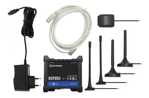 Router Lte Prof 4 Ptos Ethernet Rs232 Rs485 Wifi 802.11b/g/n Color Negro