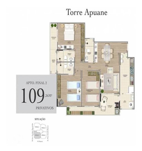 Imagem 18 de 30 de Apartamento 3 Dormitorios Vista Mar Na Cidade De Praia Grande - Mar106