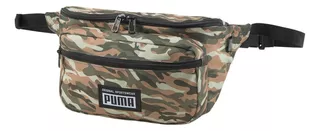 Cangurera Unisex Puma Academy Bandolera Deportiva 7 L Color Camo Verde