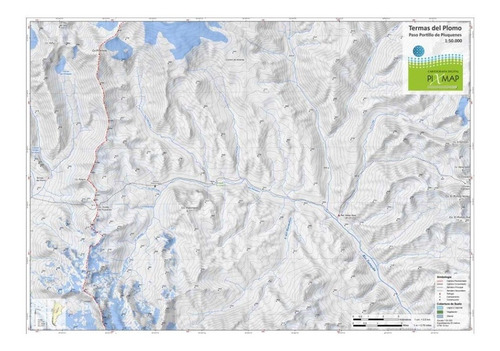 Imagen 1 de 3 de Mapa Topográfico: Termas Del Plomo