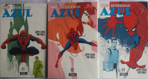 Marvel, Spiderman Azul V1, 2, Y 3(nuevos Sellados).