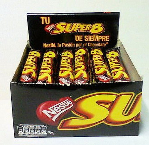 Obleas Galletas De Chocolate Super 8 De 24 Unidad