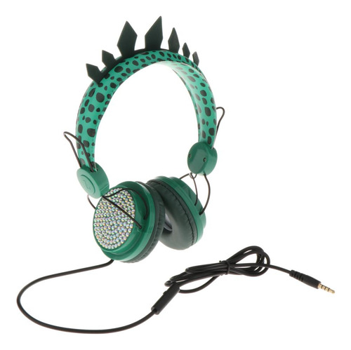 Dinosaurio Glitter Kids Diadema Ajustable Para Auriculares