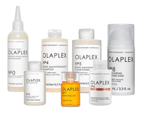 Kit Olaplex 0,3,4,5,6,7,8 - mL a $8740