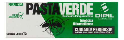 2x Pasta Verde Formicida Controle Eficaz De Formigas Doceira