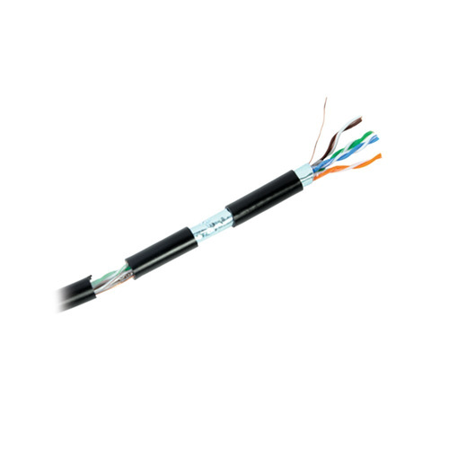 Bobina Cable Ftp 152.5m Cat5e Blindado Negro Linkedpro