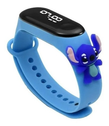 Reloj Digital Stich Disney Deportivo Regalo Amor Niño O Niña