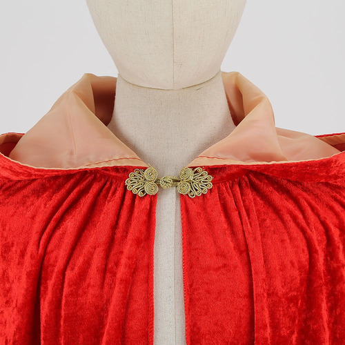 Disfraz De Capa Little Red Riding Hood Para Niñas Fiesta Cumpleaños Navidad Halloween