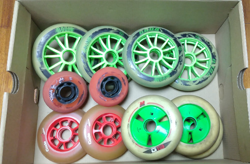 Ruedas Matter Atom Seba Usadas X Unidad 125 110 100 80 Blanco (Usado)