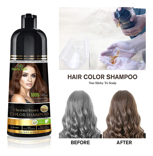 Herbishh Ultimate Shampoo Kit (3pcs Dye + 1 Argan Mask) F...