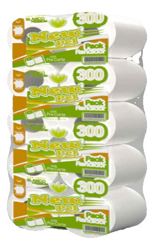 Papel Higienico New Pel Pack Rendidor 10 Rollos X 30 Metros 