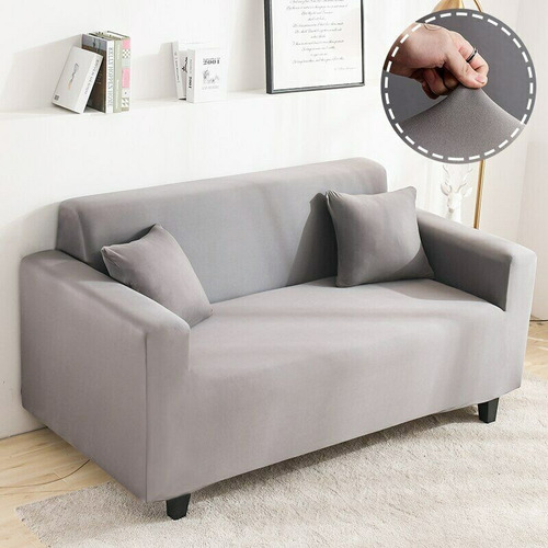 Funda Para Sofa Cubre Sillon 2 Cuerpo Espandex Con Diseño