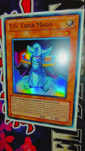 Yugioh! T.g. Cyber Magician Super Rare Español 1st