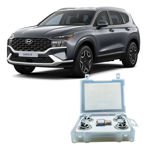 4 Tuercas Seguridad Galaxilock Hyundai Santa Fe Limited