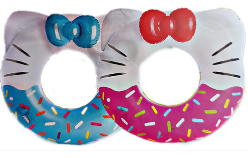 Dona Salvavidas Inflable Agarraderas Animalitos #70cms 5-10a