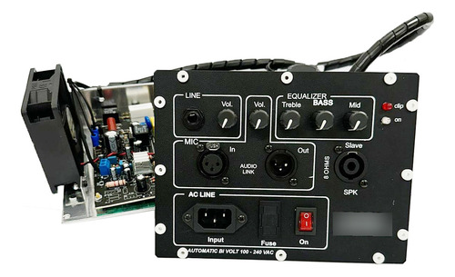 Kit Dclass P/ Ativação De Caixas Multivias 1000 Watts Rms Cor Preto Potência de saída RMS 1000 W