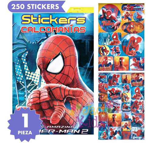 Spiderman Block De Stickers Artículo Fiesta - Spi0h1