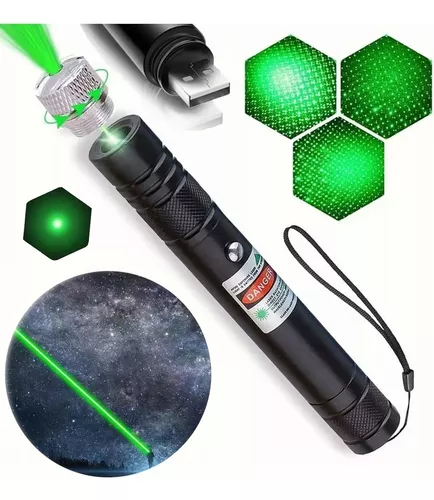 Apuntadores Laser Puntero Láser Recargable Verde 5000mw