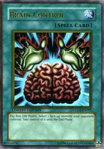 Yu-gi-oh! - Brain Control (gld1-en033) - Gold Series 1 - Edi