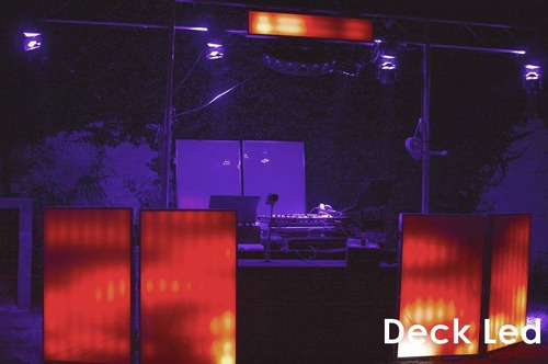 Imagen 4 de 10 de Cabina Dj Pixel Led En Vivo (2.00m X 1.00m)-deck Led Quilmes