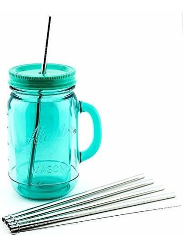 Paquete De 4 Cocostraw De Aladdin Mason Jar 32 Oz Tumbler Pe