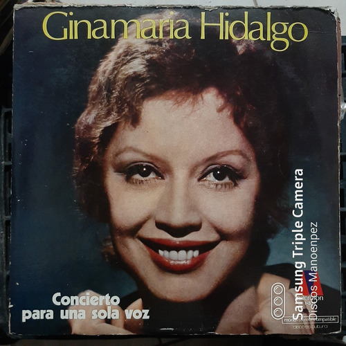 Vinilo Ginamaria Hidalgo Concierto Para Una Sola Voz 351b F4