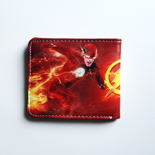 Imagen 2 de 4 de Oferta Combo Billetera Mas Llavero Flash Dc Comics