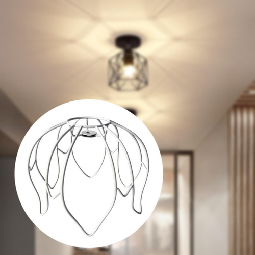 Cubierta De Lámpara Jaula De Luz Colgante B 23cmx18cmx8cm