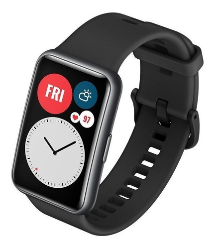 Smartwatch Huawei Watch Fit New Active 1.64" malla graphite black de silicona TIA-B09