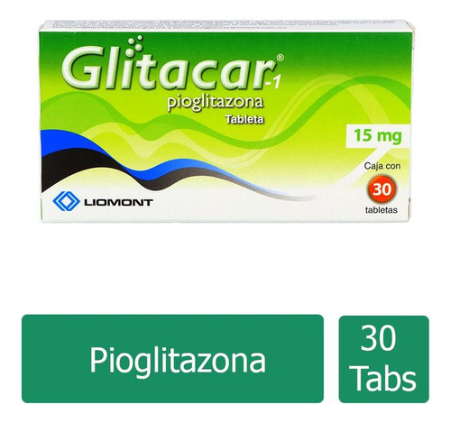 Glitacar 15 Mg Caja Con 30 Tabletas