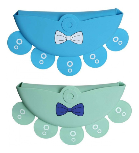 ¡ Babero Silicona Baby Bib Divertido Bebé Monstruo Celeste !