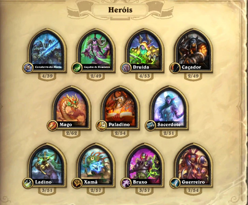 Conta Hearthstone 2017