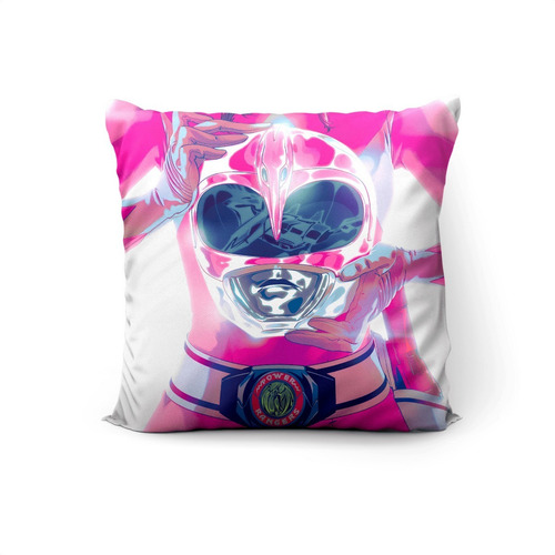 Imagen 1 de 2 de Cojín Power Rangers : Ranger Rosa 45x45cm Vudú Love