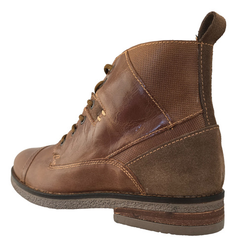 Botas Botines Hombre Vestir Christian Gallery 3801-1pg Cafe