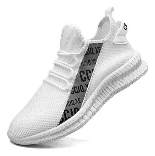 Zapatillas De Running Para Hombre De Color Blanco