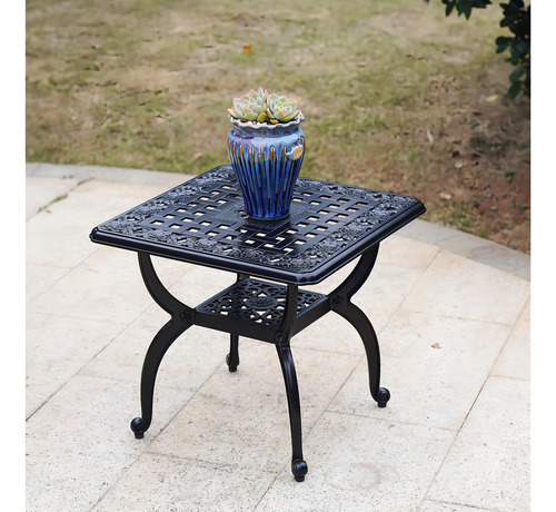 Mesa De Patio Al Aire Libre De Mandolina, Mesa Auxiliar De A