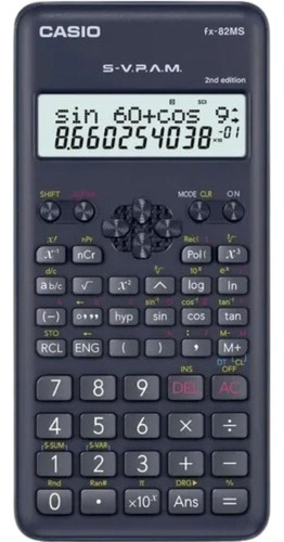 Calculadora Científica 240 Funções Fx-82ms Casio C/capa