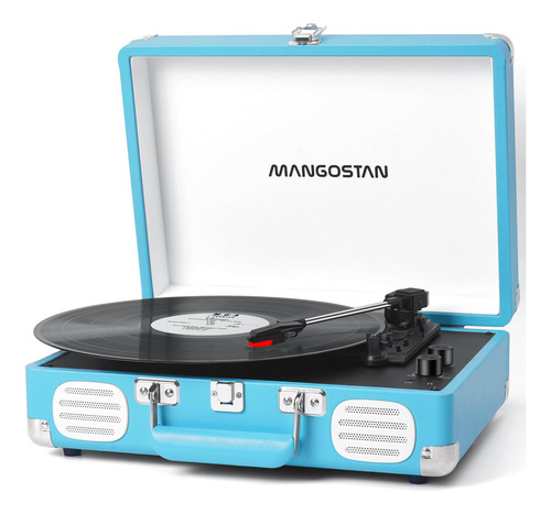 Tocadiscos Mangostan 3 Speed Bluetooth Portable