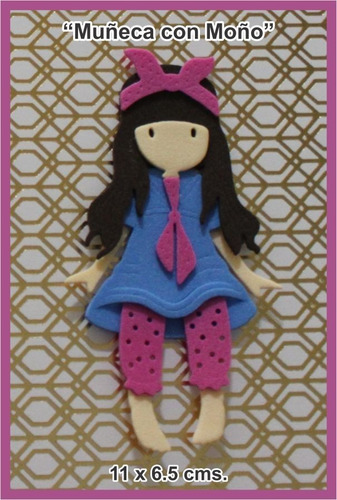 Muñecas Gorjuss Para Scrapbook En Foamy (10 Pzas.)