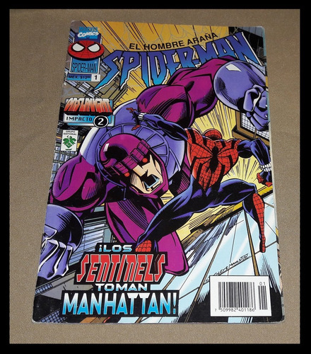 Spider-man #1 Editorial Vid Onslaught En Español Marvel (Usado)