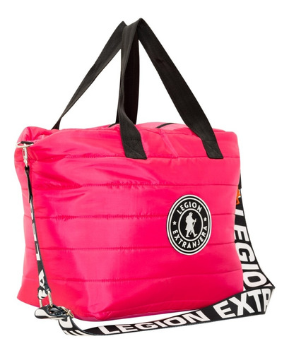 Tote Shopper Xl Diamond Rap Rosa