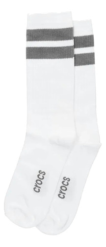 Medias Crocs Socks 3/4 Basic White Originales 7022c100 Empo